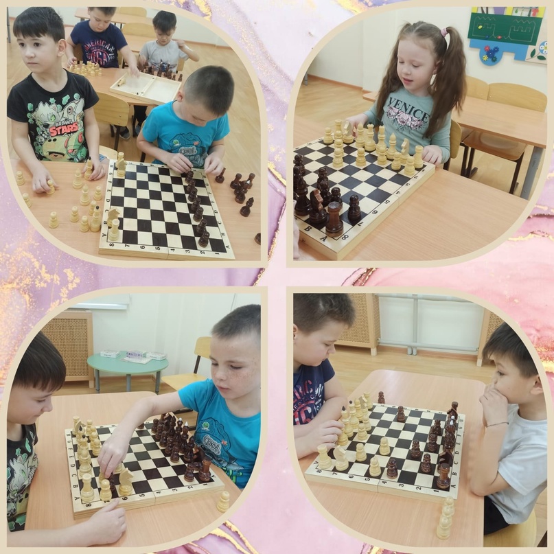 Воспитанники УК 3 &amp;quot;Сказка&amp;quot; ЦО 44 учатся играть в шахматы.